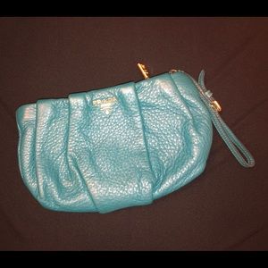 Prada Clutch Teal/ Turquoise